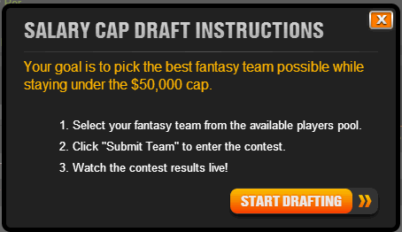 Pick the best team you can within the salary cap.