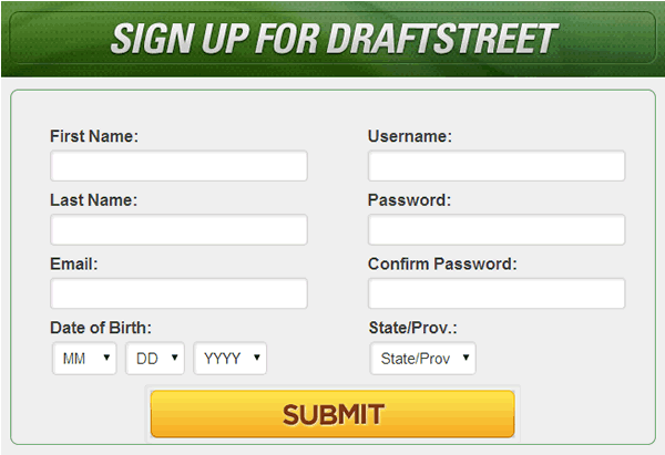 Simple Sign Up Form