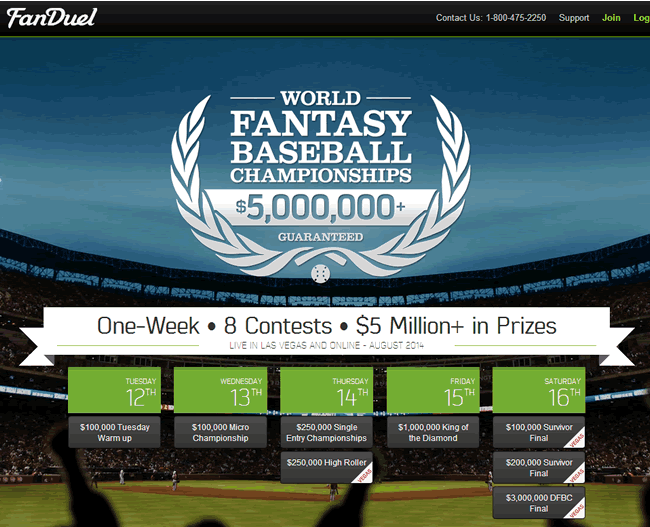 Five Million Guaranteed in the FanDuel World Championships