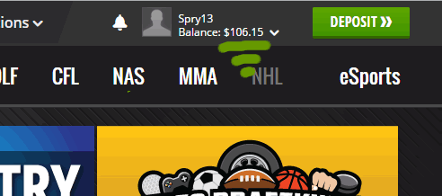 I'm "Spry13" and have $106.15 in my wallet currently.