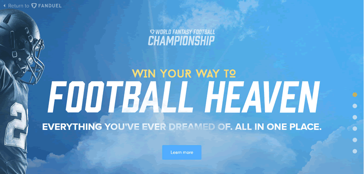 Win up to $1,000,000 in the 2016 World Fantasy Football Championshop